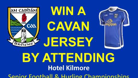 Win a Cavan Jersey at Club Championship Games