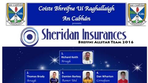 2016 Sheridan Insurances Breffni Allstars Announced