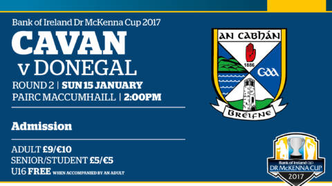 Senior team to play Donegal