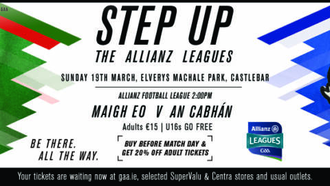 Allianz Football Lge v Mayo – Ticket Info