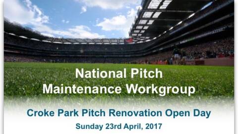 Croke Park Pitch Maintenance Seminar