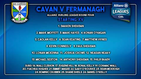 Senior Hurling Team to play Fermanagh