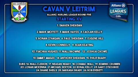 Hurling team to play Leitrim