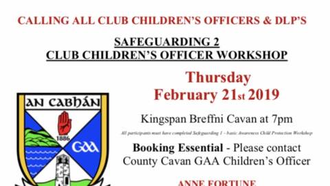 Safeguarding 2 Workshop for Children’s Officers & DLP