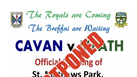 Denn GAA – Pitch Opening Postponed