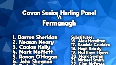 Senior Hurling Team to play Fermanagh