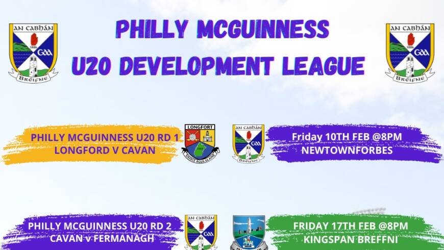 Philly McGuinness U20 League, Round 1 March Report