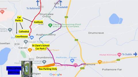 Traffic Management Plan Kingspan Breffni Saturday April 22nd, 2023