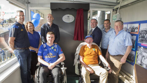 Back:  Ger Tormey, Ann Fortune, Rodney Wilton,Ciarán McLaughlin, Kieran Callaghan Padraig Rudden  Front: Darragh Galligan and Thomas Doonan