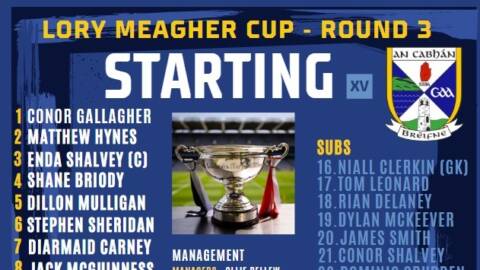Cavan Hurling Team named for Lory Meagher Cup v Lancashire