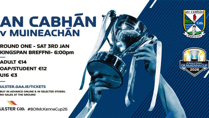 Dr. McKenna Cup is back