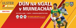 Ulster SFC Donegal v Monaghan: Traffic Info