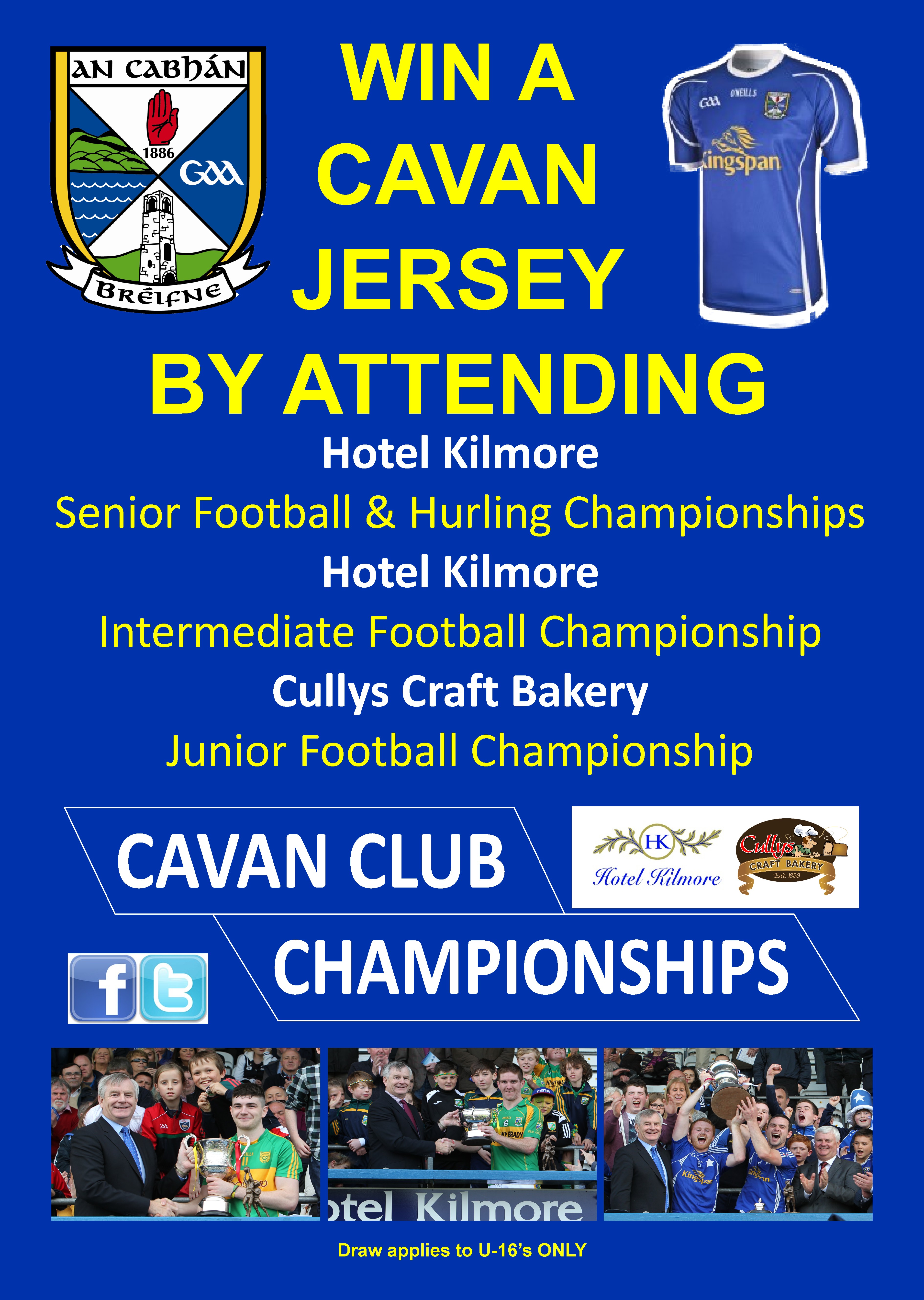 Win a Cavan Jersey at Club Championship Games