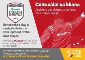 Nominate your Coach of the year