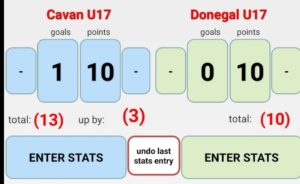 Jim McGuigan U17 Development League  Cavan v Donegal